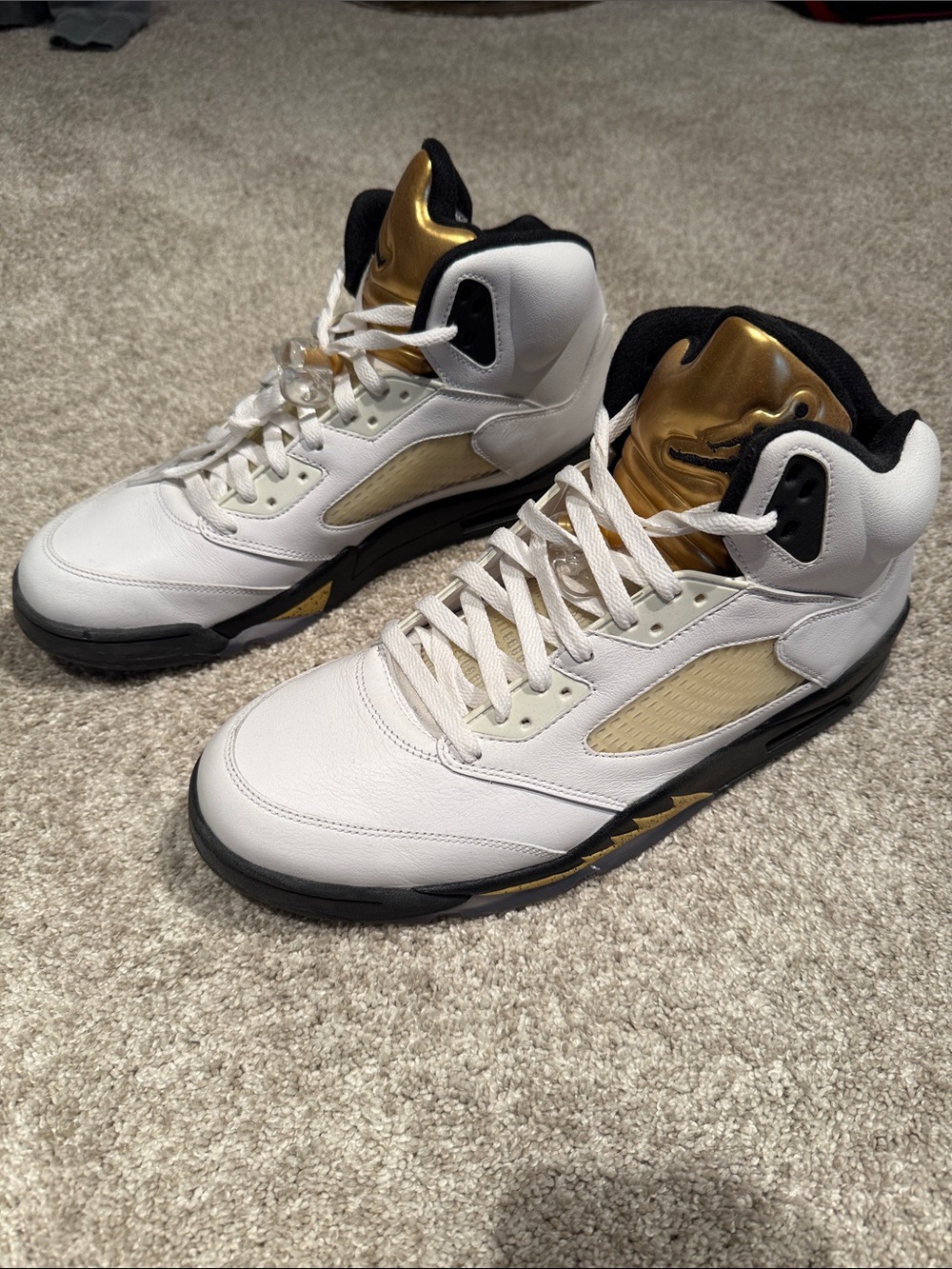 Jordan 5 Retro Olympic. Worn 1-2 times. No box.